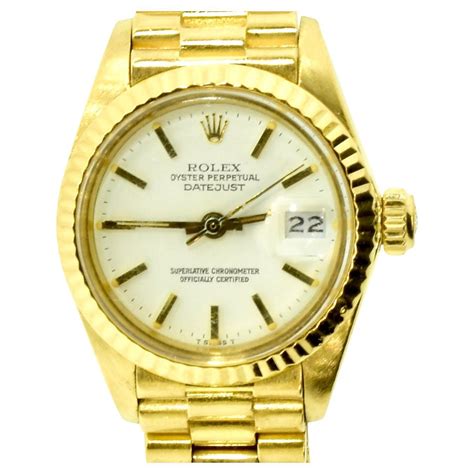 rolex oyster jaune